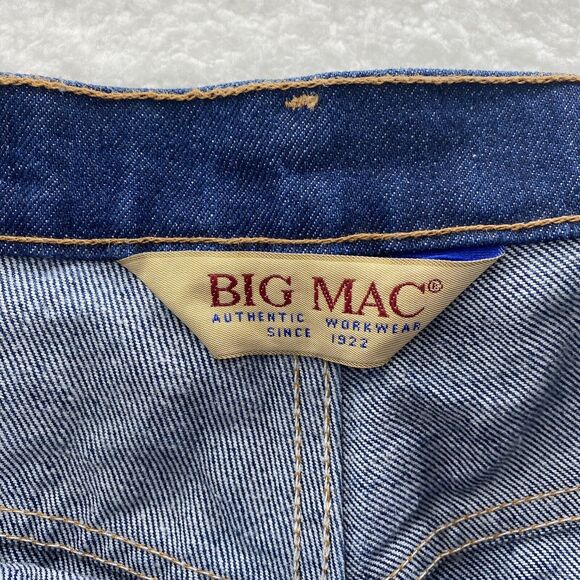 VTG 1980s JC Pennys Jeans Men's 38x29 Blue Big Mac Workwear Lite Wash Denim USA - Picture 3 of 15